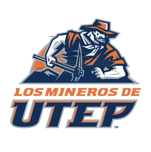 Diy UTEP Miners Iron-on Transfers (Wall Stickers)NO.6767